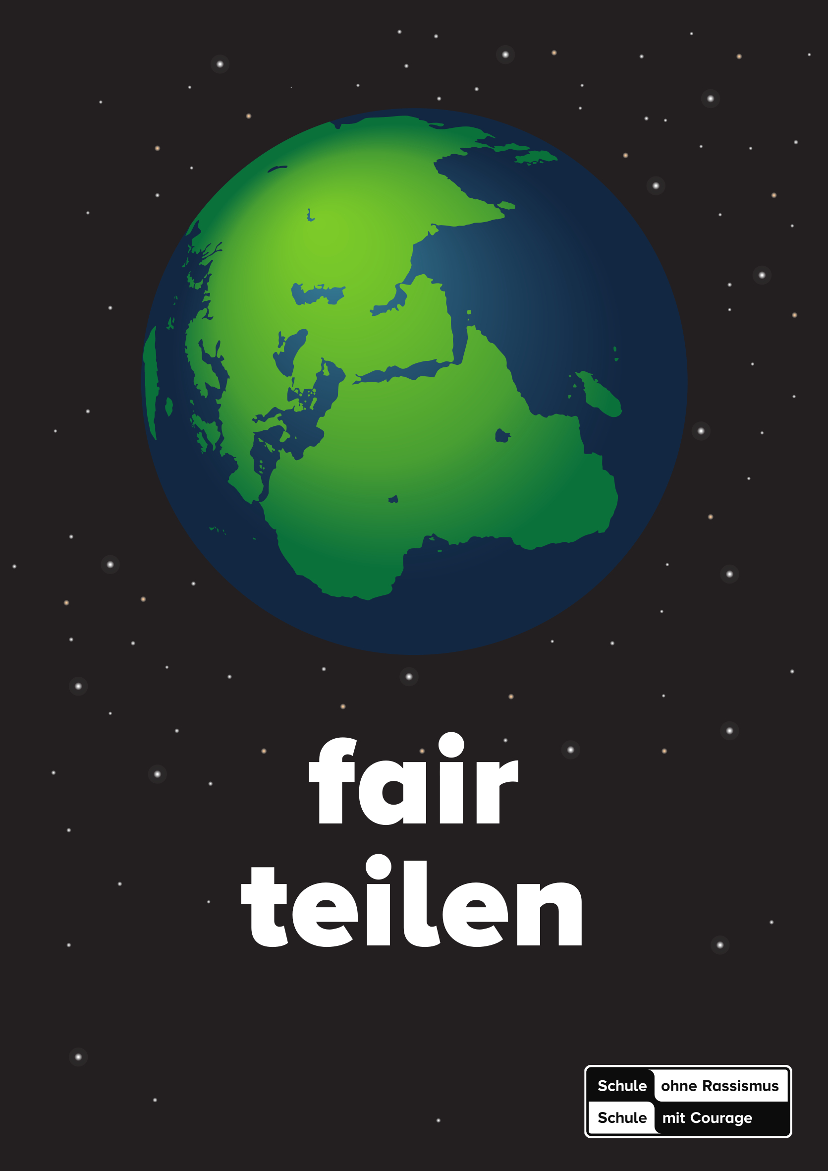 Plakat: fair teilen