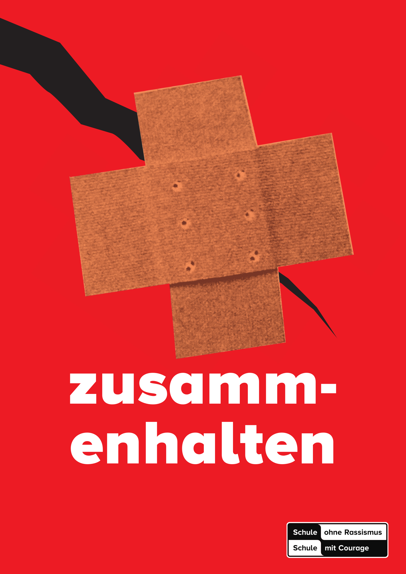 Plakat: zusammenhalten