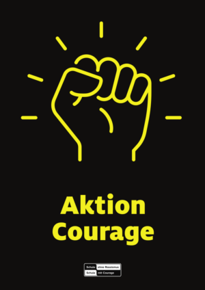 Plakat: Aktion Courage