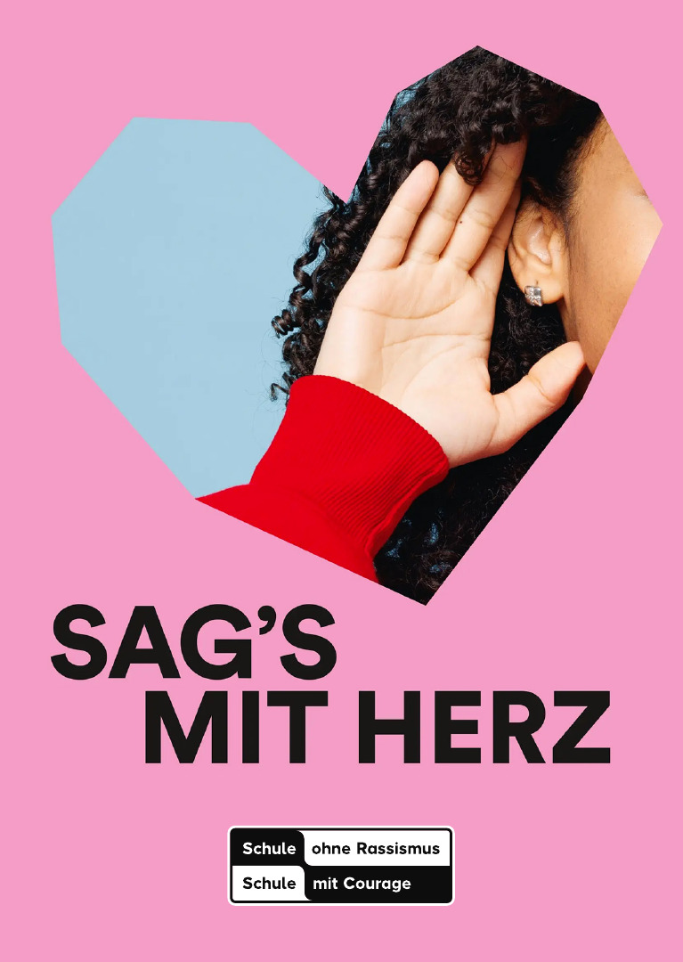 Postkarte: Sag's mit Herz