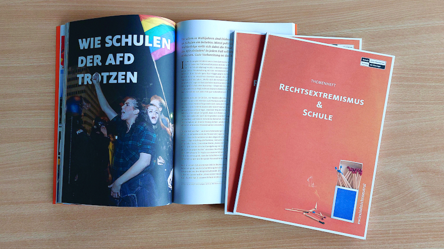 Foto vom Themenheft Rechtsextremismus & Schule