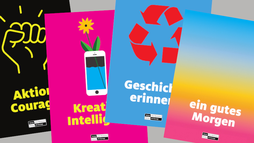 Grafik mit den neuen Plakaten